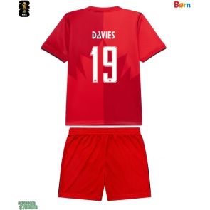 Canada Alphonso Davies #19 Replika Babytøj Hjemmebanesæt Børn VM 2026 Kortærmet (+ Korte bukser)